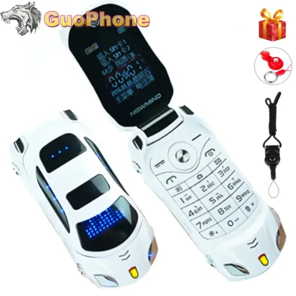 NEWMIND F15,Flip Mobile Phone,Camera, MP3 MP4,Dual SIM LED Light, 1.8 1